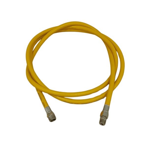 Manguera gas  amarilla x 1.5mts (1) (10)