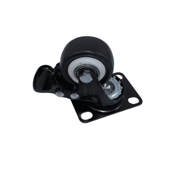 Rodachin negro c/freno 2" 80kg (120) co