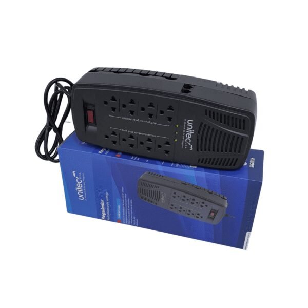 Regulador unitec 8 tomas 2000va/100w (8)