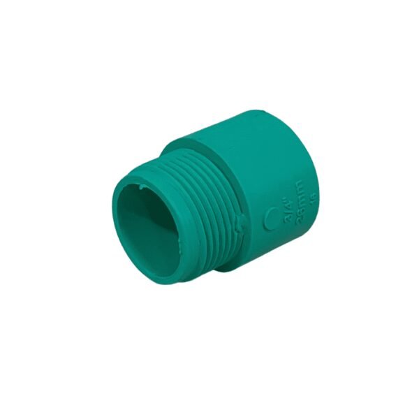 Conector conduit verde macho 3/4" (100) induma