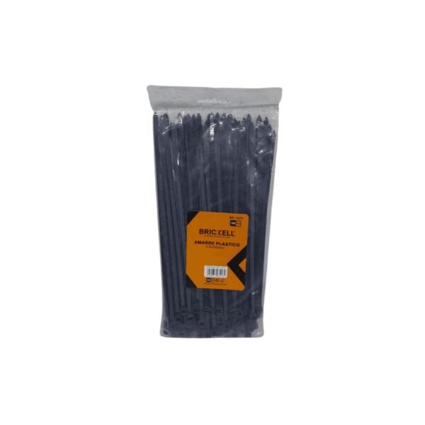 Amarra plastica negra 4.8x20cm brickell