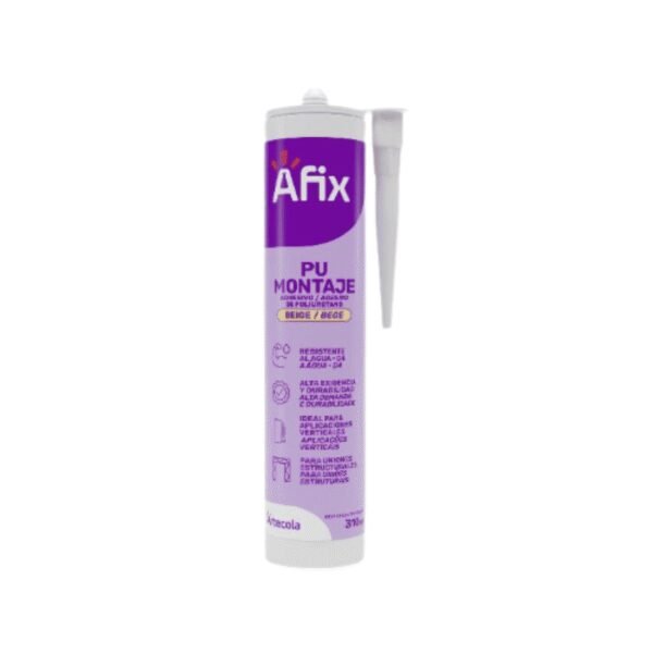 Montaje pu beige 300ml afix