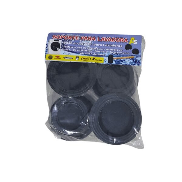 Base p/lavadora negra x 4pcs cielo
