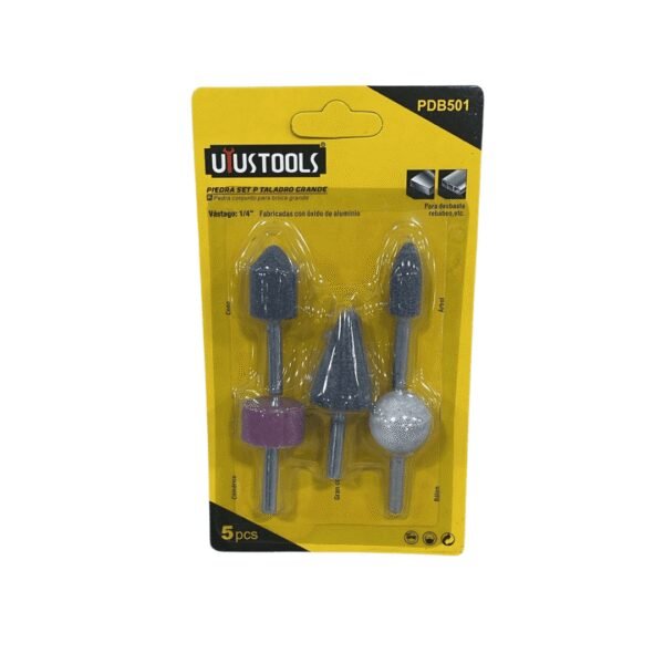 Piedra moto tools p/taladro x 5pcs uyustools