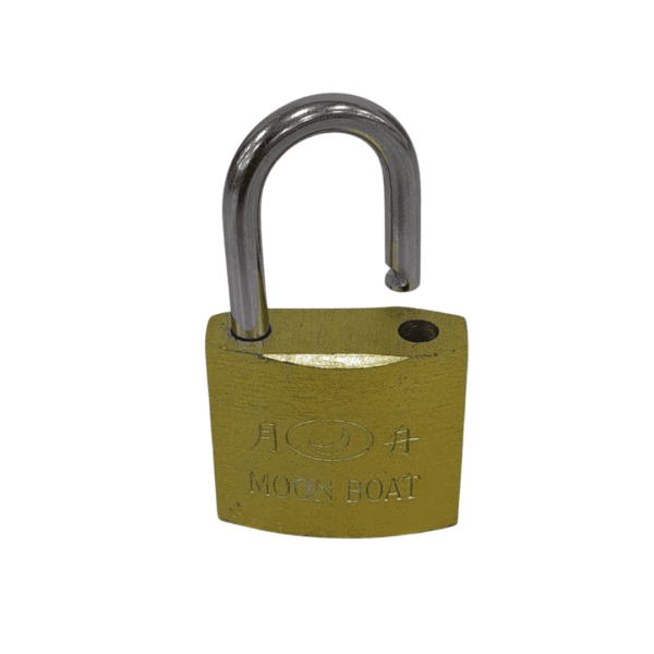 Candado 30mm dorado (12)(240) moon boat co